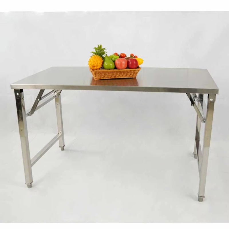 Outdoor Furniture Easy To Clean - Mesa de Jantar Dobrável em Aço