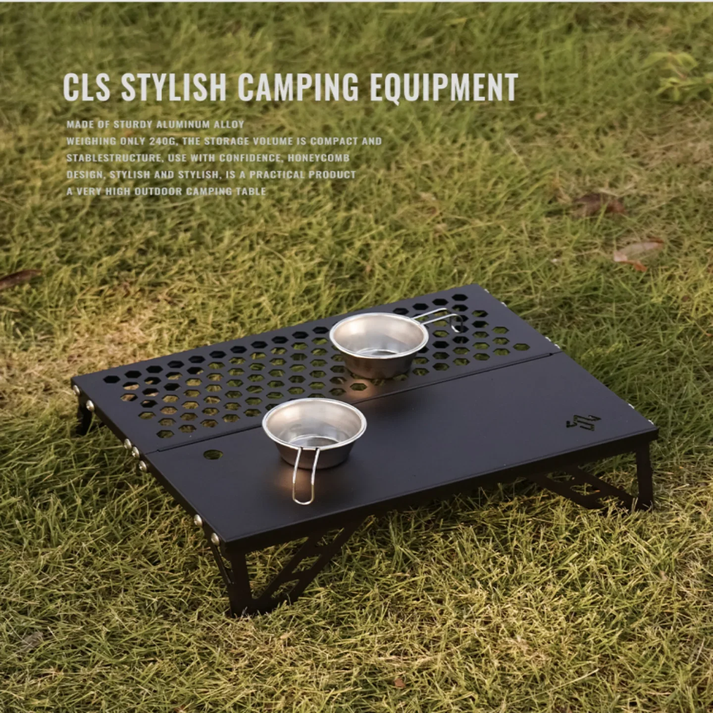 Outdoor Furniture Usa - Mesa Dobrável Mini de Alumínio CLS