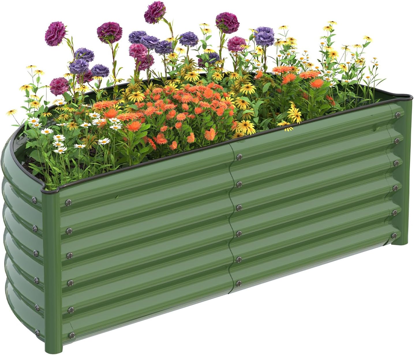 Planter Raised Metal - Canteiro Elevado Galvanizado para Exterior, Kit