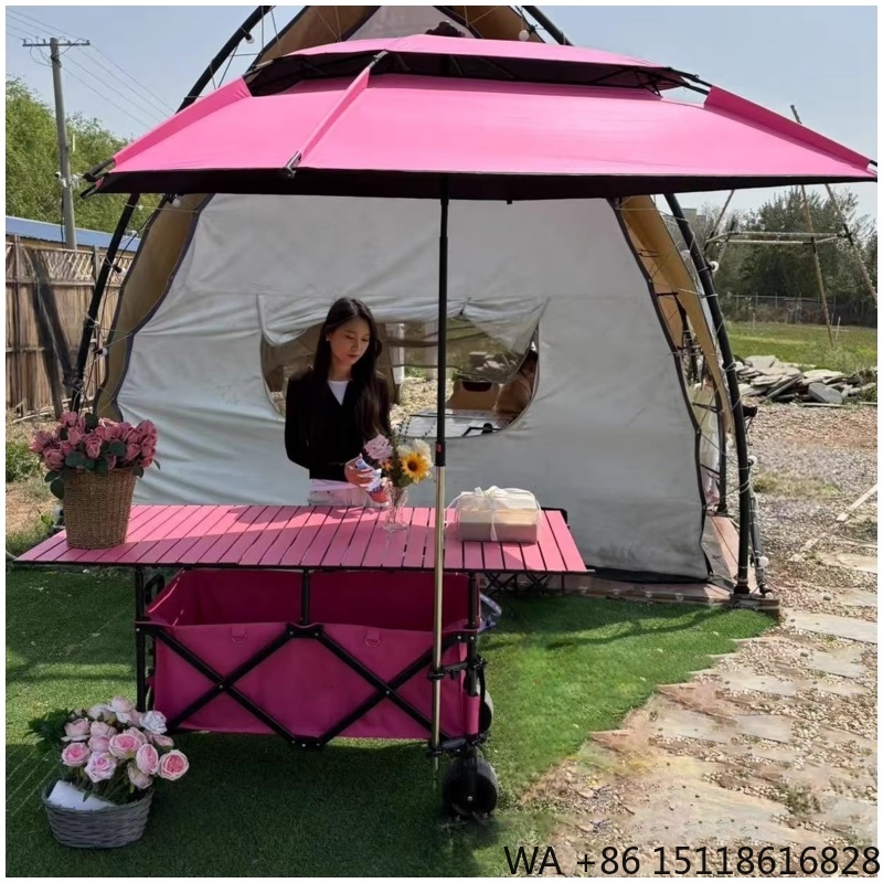 Outdoor Furniture Table - Carrinho Dobrável de Alta Qualidade 420L