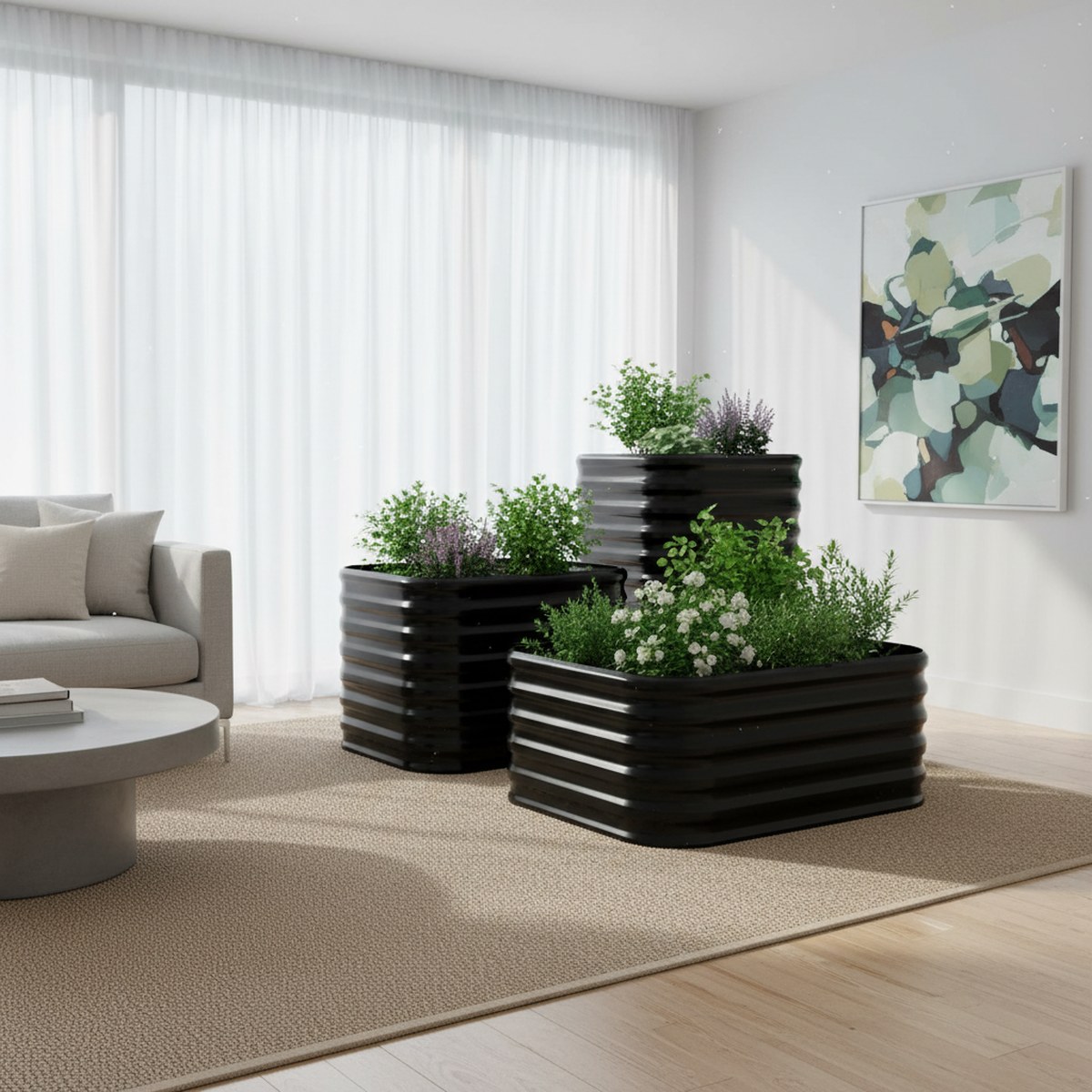 Canteiro Elevado Galvanizado 1 - Planter Raised Metal avaliação e preço