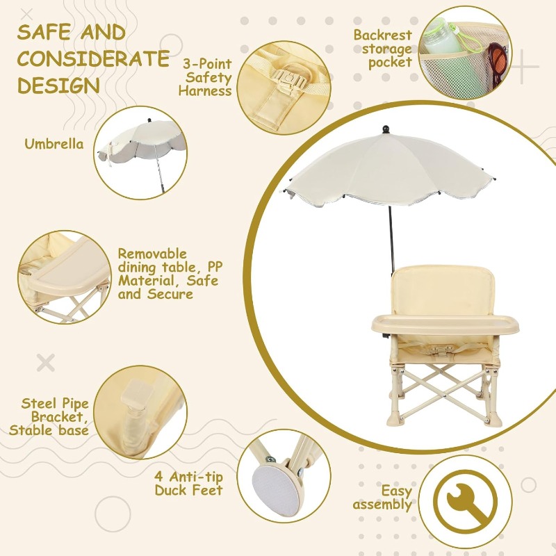 Cadeira de Praia para Bebê com - Outdoor Furniture Usa avaliação e preço