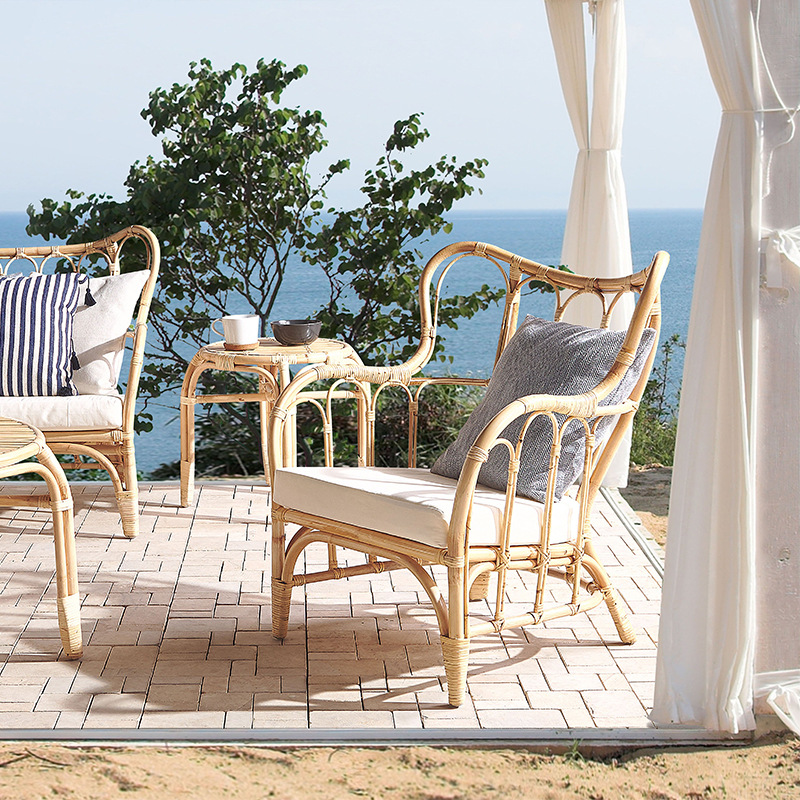 Sofá de Rattan Natural para Ex - Outdoor Furniture Indonesia avaliação e preço