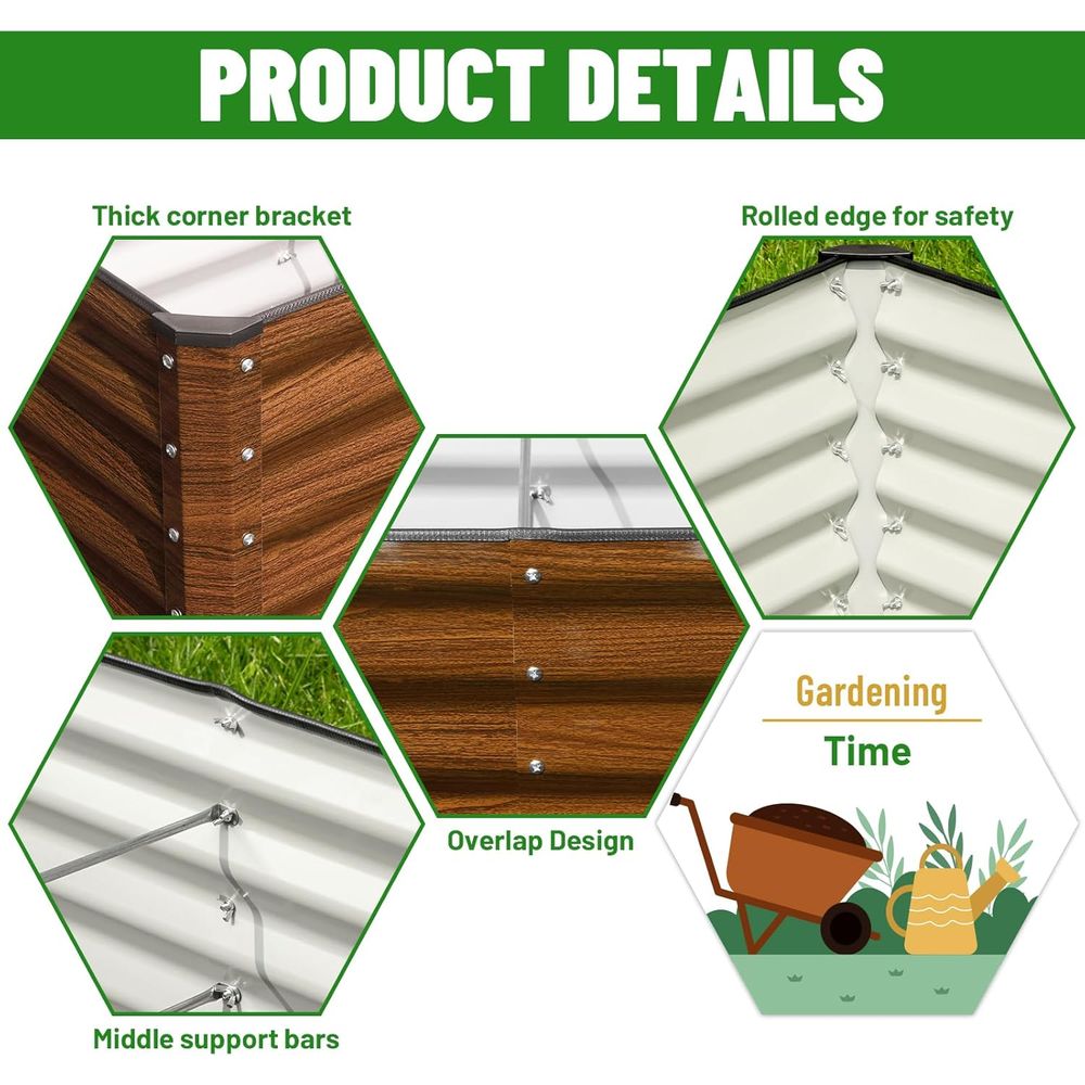 Kit de Canteiro Elevado Galvan - Planter Raised Metal avaliação e preço