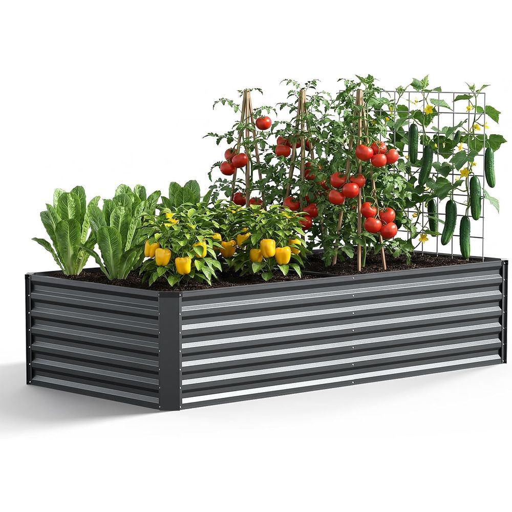 Grande Canteiro Elevado Galvan - Planter Raised Metal avaliação e preço