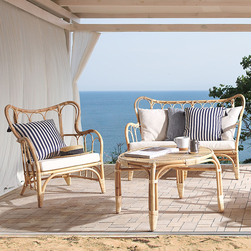 Sofá de Rattan Natural Persona - Outdoor Furniture Indonesia avaliação e preço