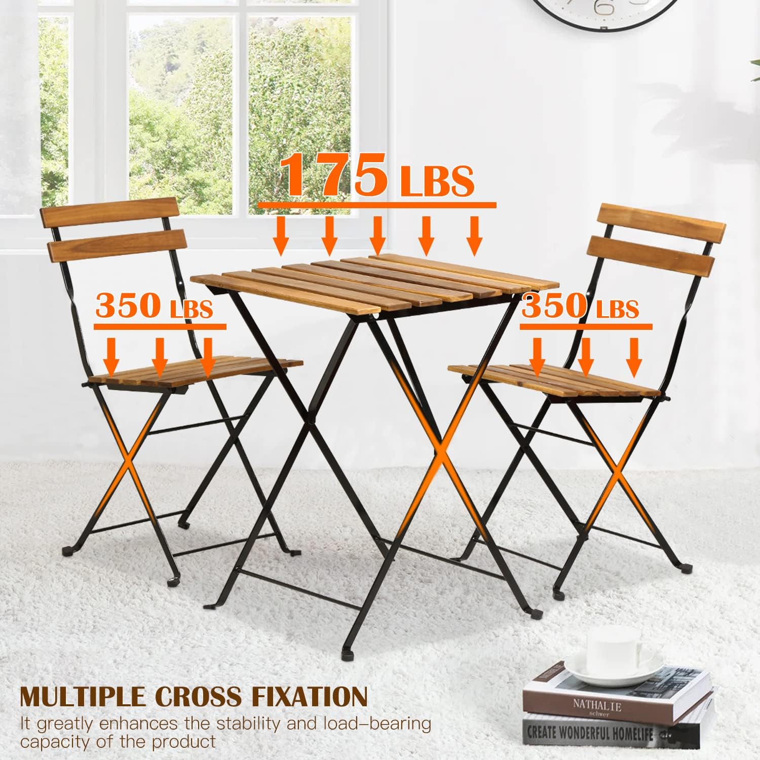 Conjunto de bistrô dobrável de - Outdoor Furniture Table avaliação e preço