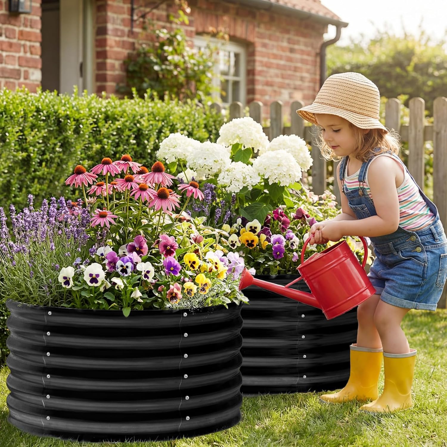 Conjunto com 2 Caixas de Plant - Planter Raised Metal avaliação e preço