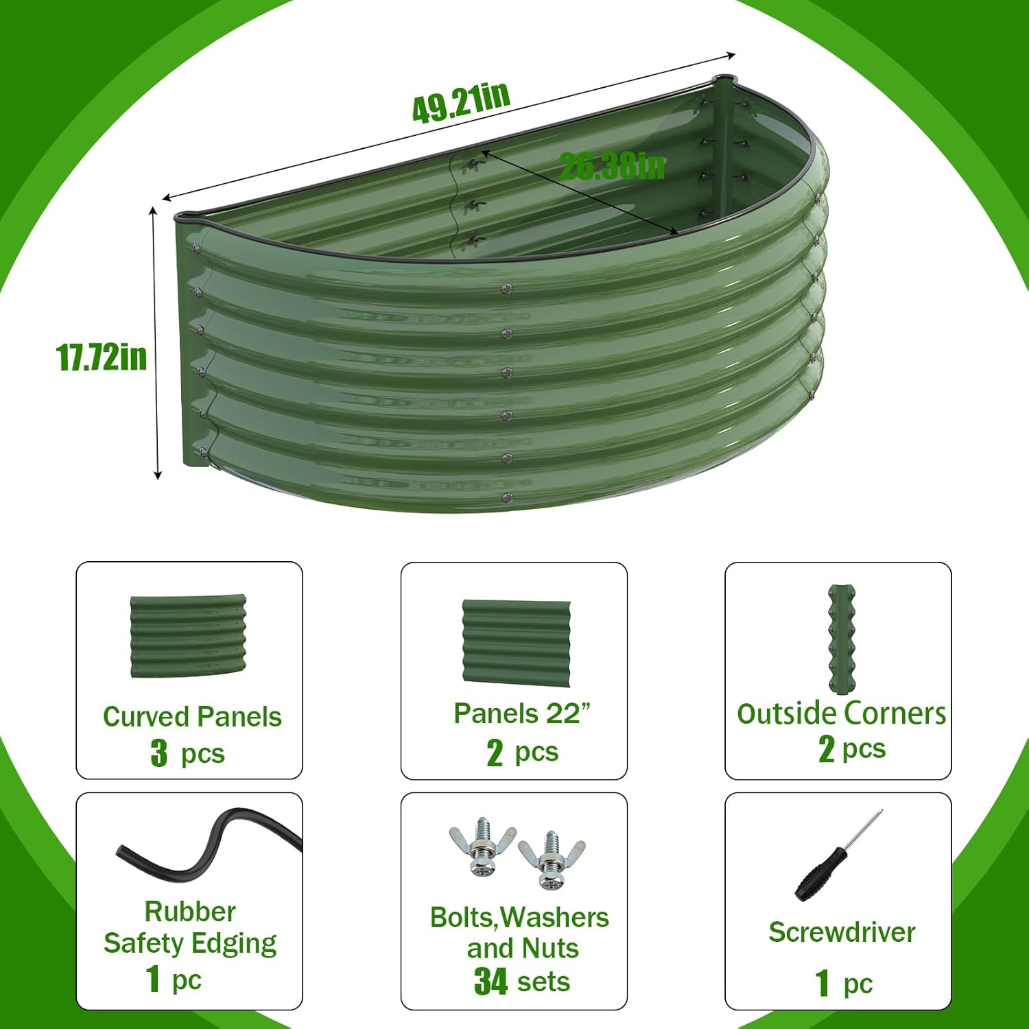 Canteiro Elevado Galvanizado p - Planter Raised Metal avaliação e preço