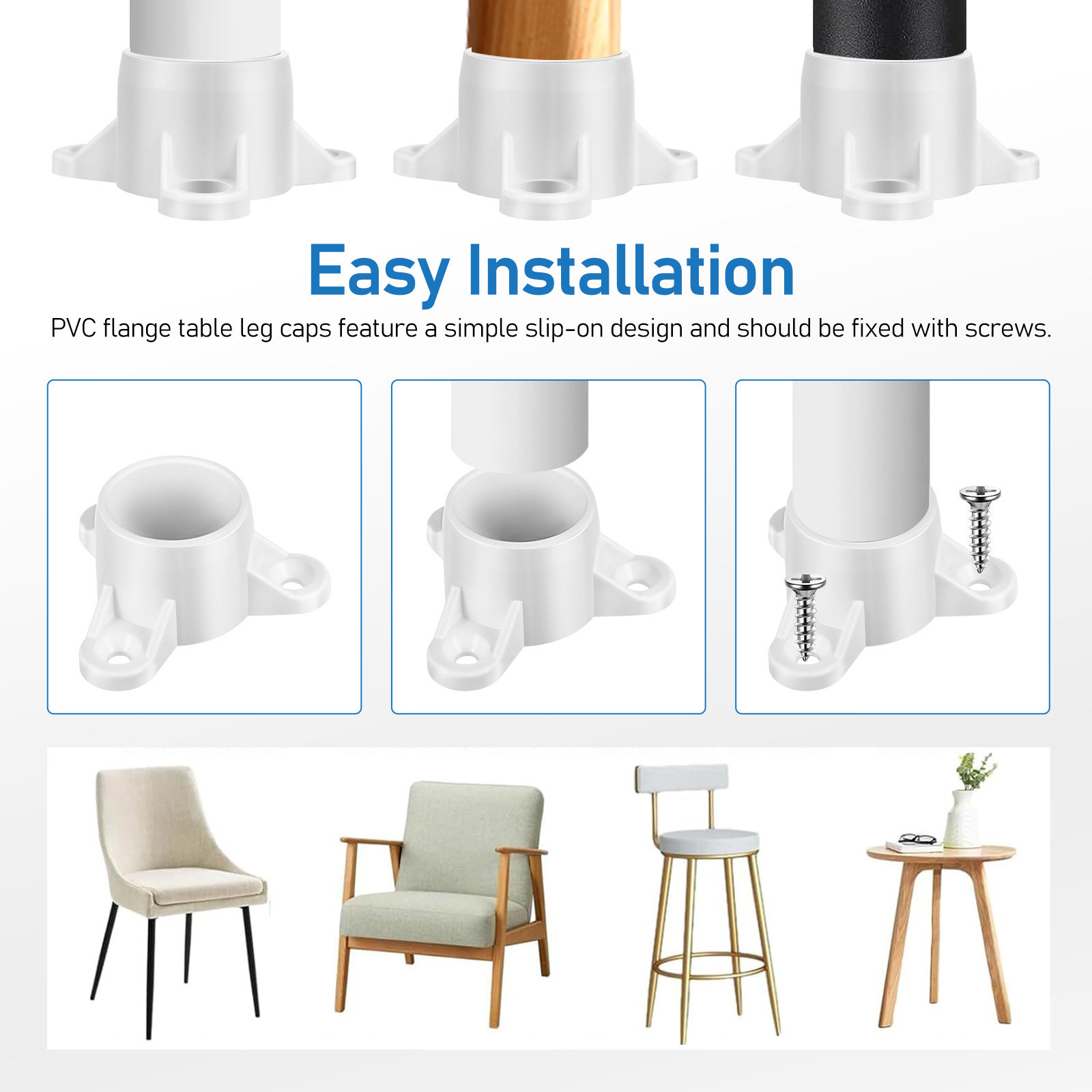 12 Peças de Protetores de Pés  - Outdoor Furniture Leg Protectors avaliação e preço