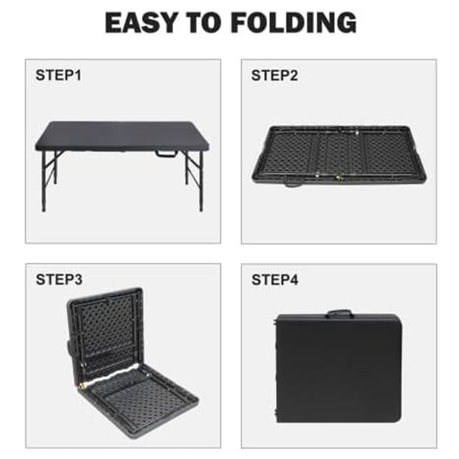 Mesa Dobrável de 4 pés com Alt - Outdoor Furniture Usa avaliação e preço