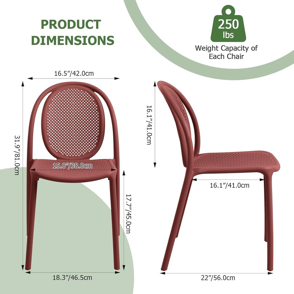 Conjunto de 6 Cadeiras de Jant - Outdoor Furniture Easy To Clean avaliação e preço