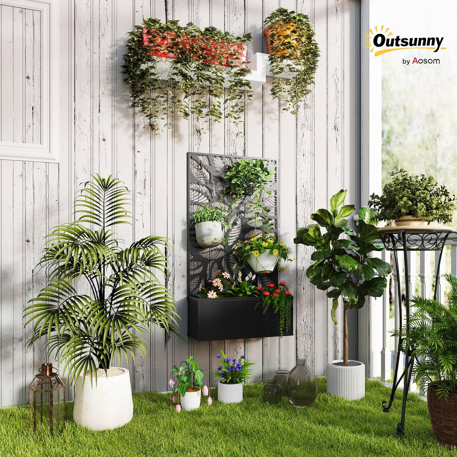 Canteiro Elevado de Metal com  - Planter Raised Metal avaliação e preço