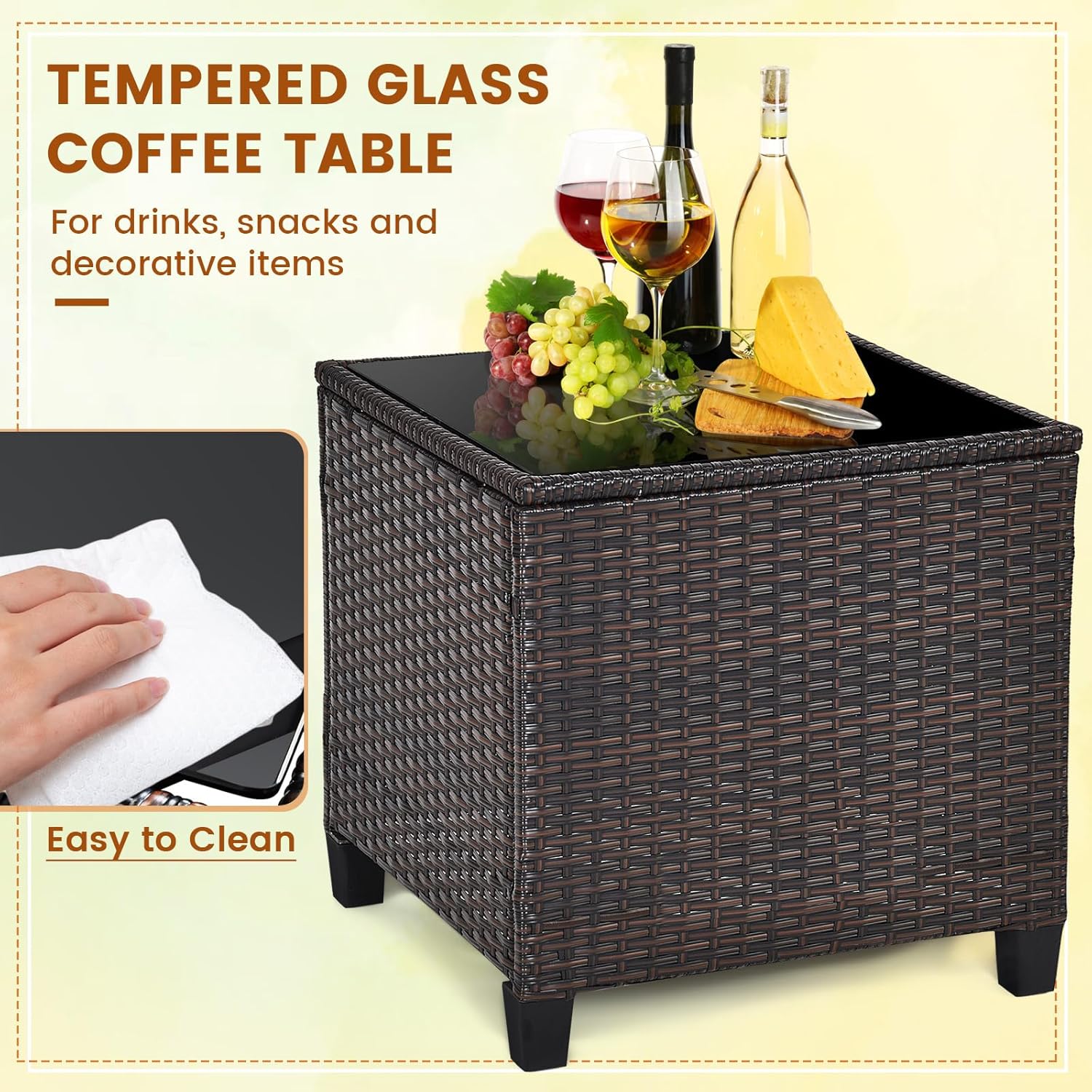 Conjunto bistrô de 3 peças em  - Outdoor Furniture Table avaliação e preço